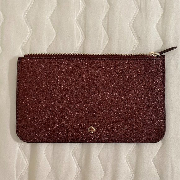 kate spade burgundy wallet - Picture 1 of 3